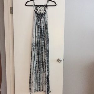Lulus Tye-Dyed Maxi Dress Size M